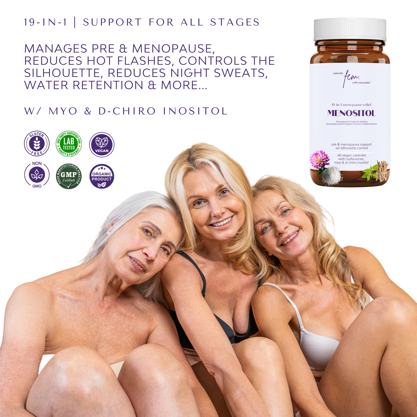 Inositolo FEM Menopausa 19 in 1