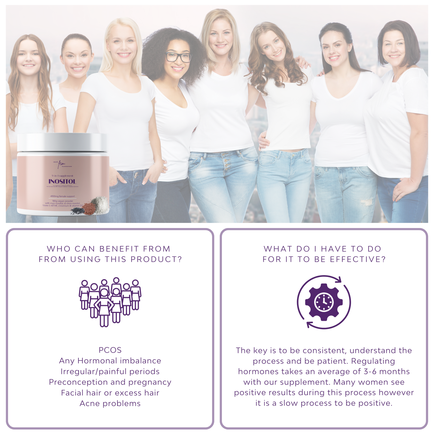INOSITOL FEM® 4100mg 9-in-1 | PCOS, Preconception & Hormonal Control