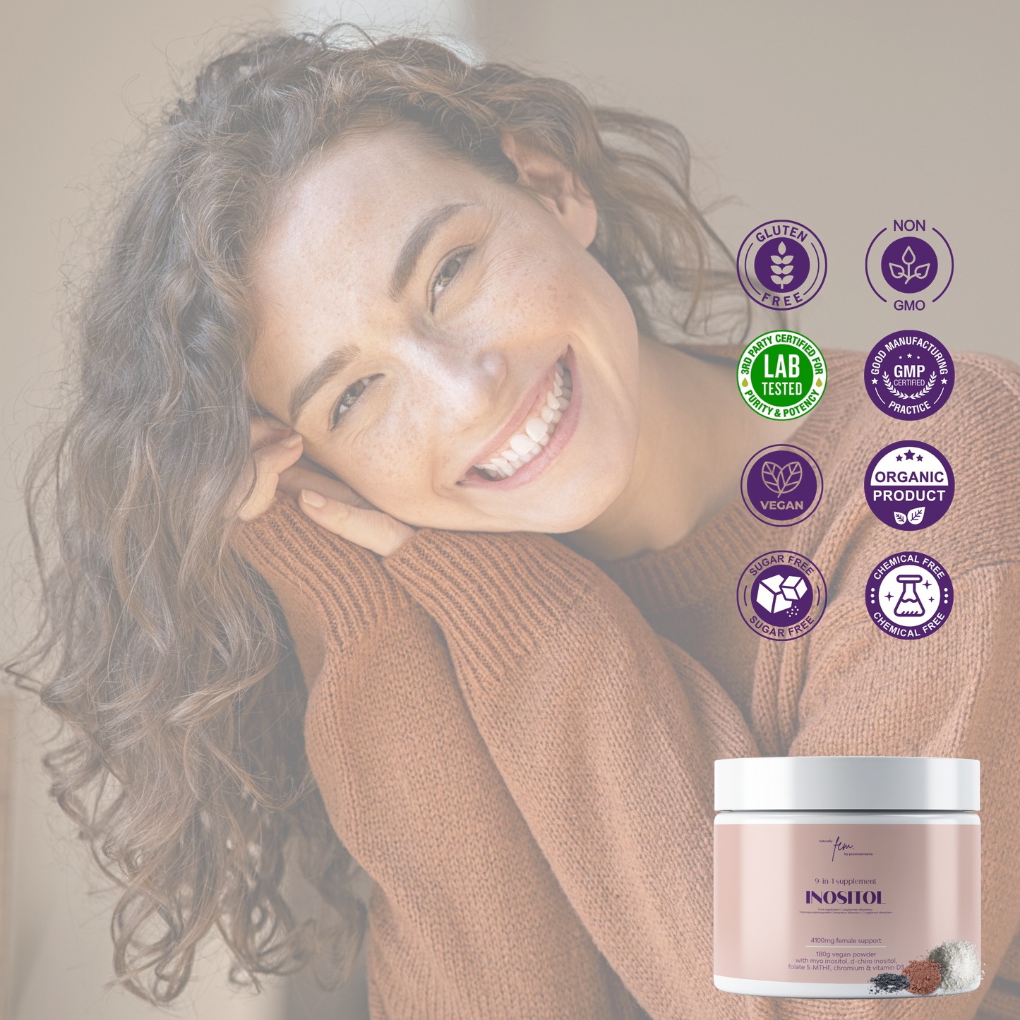 INOSITOL FEM® 4100mg 9-in-1 | PCOS, Preconception & Hormonal Control