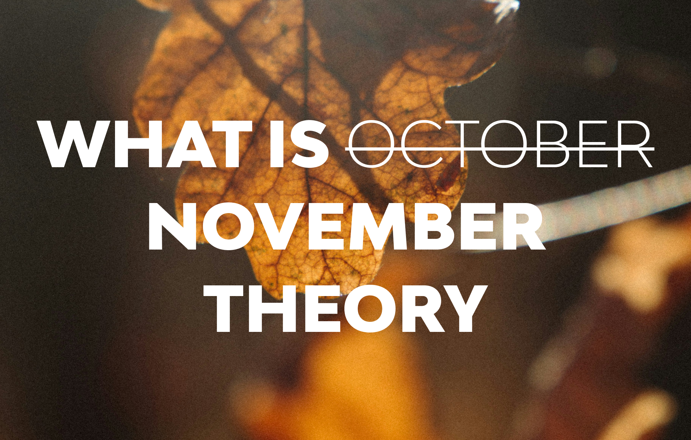 November is the new October: 10 simple healthy habits to kickstart bef ...