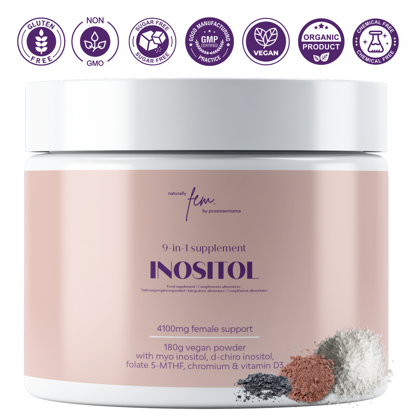 INOSITOL FEM® 4100mg 9-in-1 | PCOS, Preconception & Hormonal Control